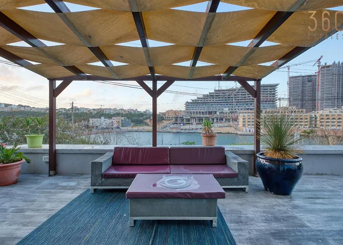 Apartamento Sea-view Terrace Maisonette, Steps From Paceville By 360 Estates St. Julian's