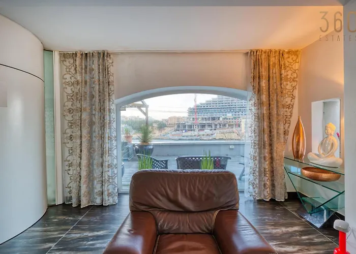 Sea-view Terrace Maisonette, Steps From Paceville By 360 Estates Saint Julian's